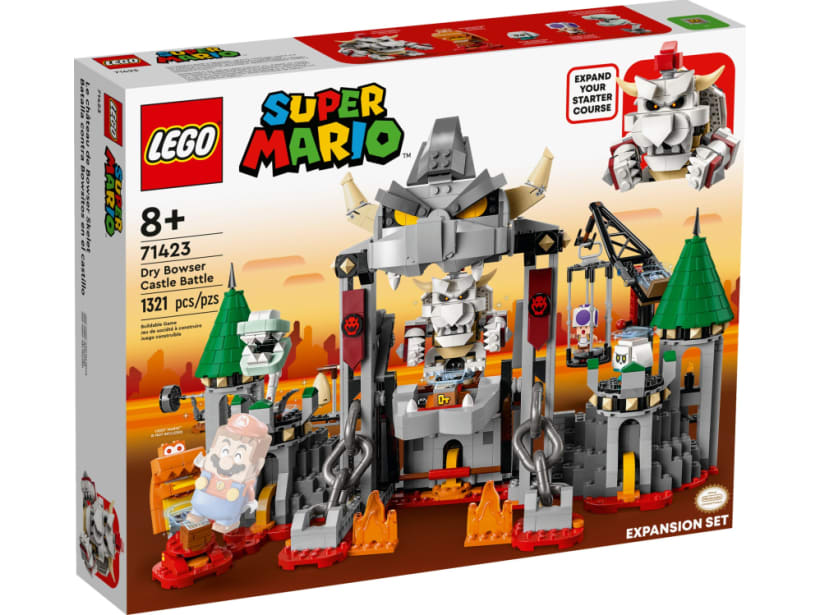 Image of LEGO Set 71423 Dry Bowser Castle Battle