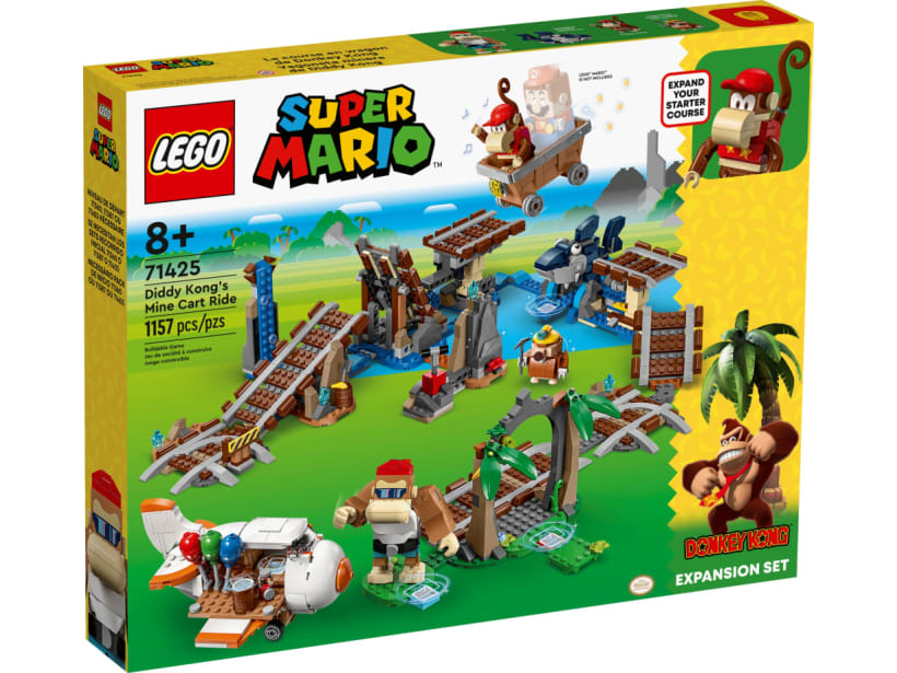Image of LEGO Set 71425 Diddy Kong’s Mine Cart Ride