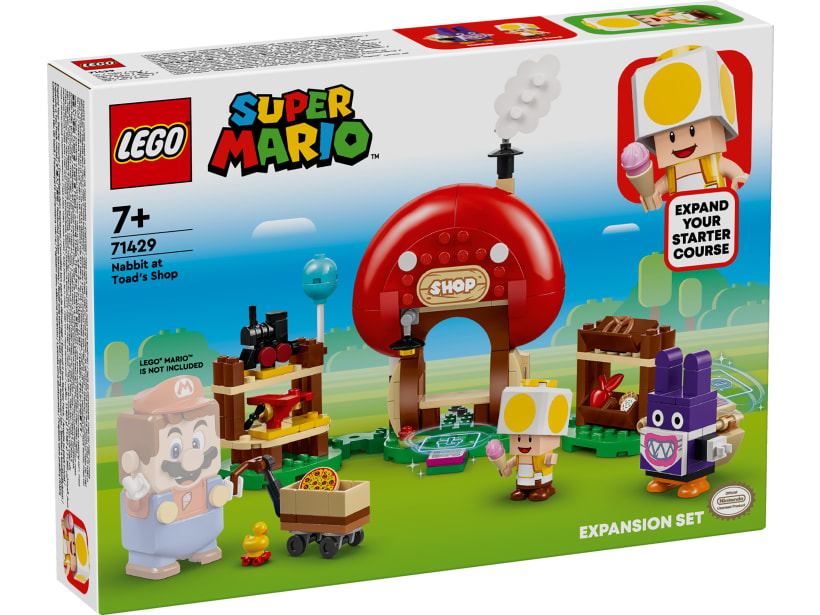 Image of LEGO Set 71429 Nabbit at Toad's Shop Expansion Set