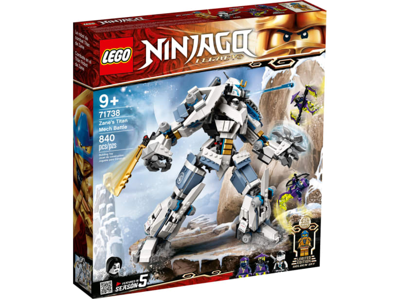 Image of LEGO Set 71738 Zane's Titan Mech Battle
