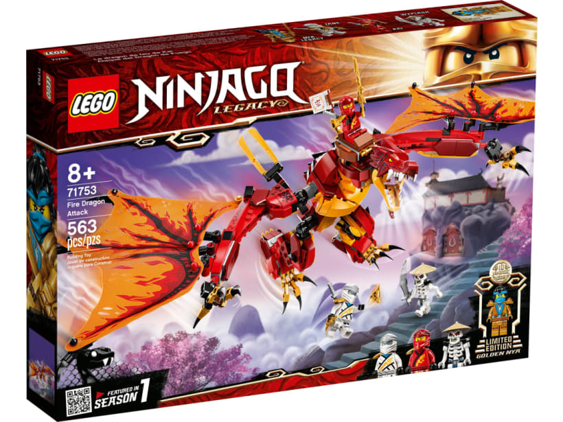 Image of LEGO Set 71753 L'attaque du dragon de feu