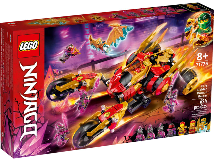Image of LEGO Set 71773 Kai’s Golden Dragon Racer