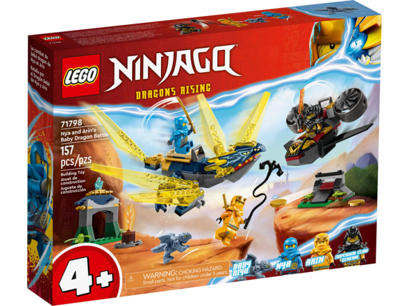 Image of LEGO Set 71798 Nya and Arin's Baby Dragon Battle