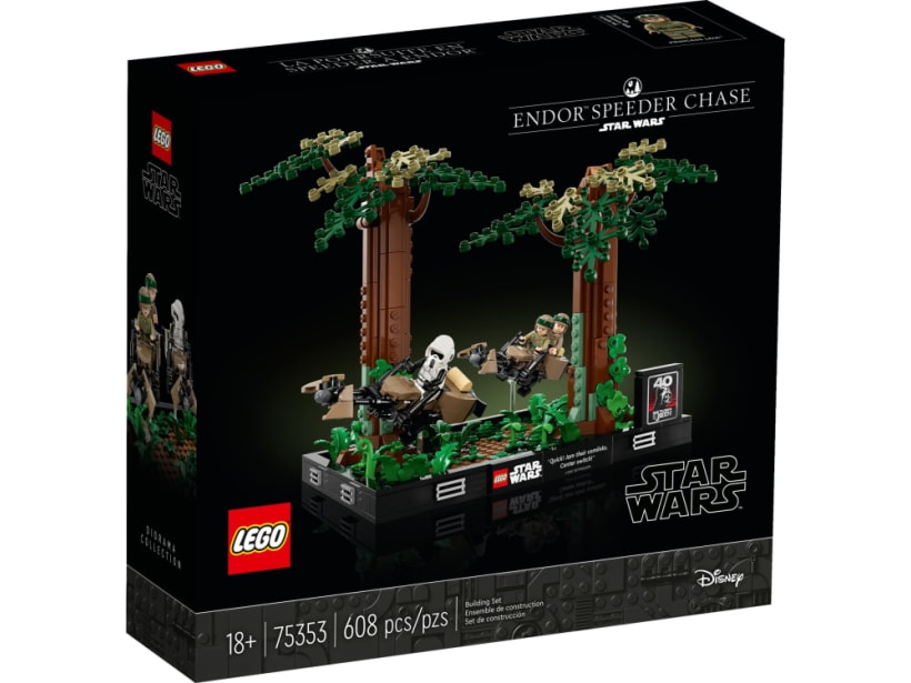 Image of LEGO Set 75353 Endor™ Speeder Chase Diorama