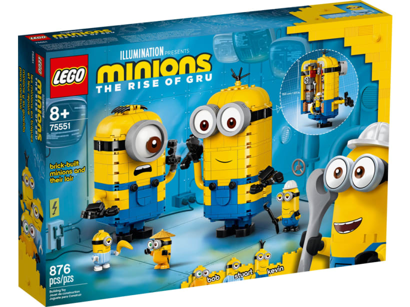 Image of LEGO Set 75551 Brick-Built Minions and Their Lair