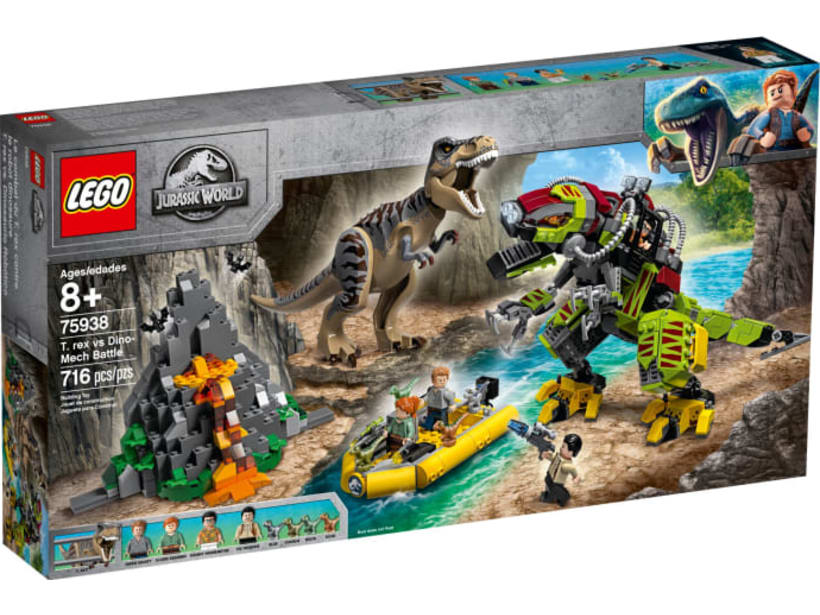 Image of LEGO Set 75938 T. rex vs Dino-Mech Battle