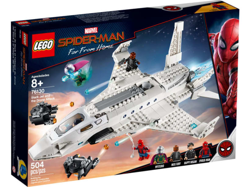 Image of LEGO Set 76130 Stark Jet and the Drone Attack