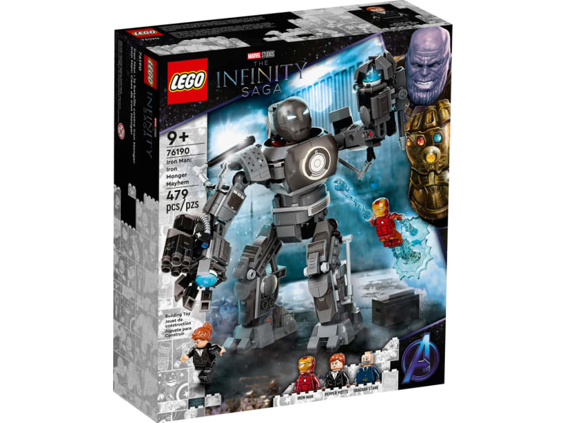 Image of LEGO Set 76190 Iron Man und das Chaos durch Iron Monger