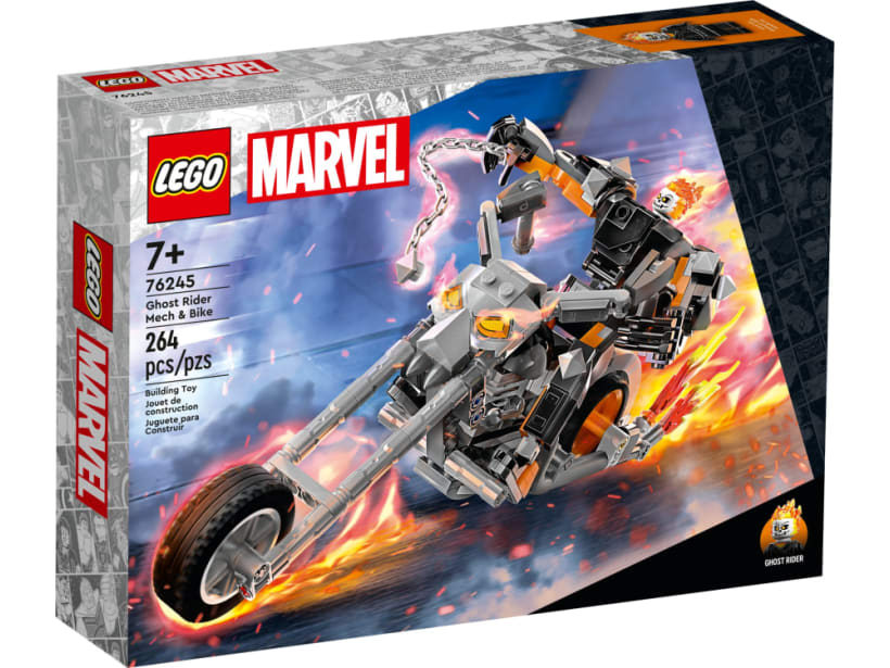 Image of LEGO Set 76245 Ghost Rider Mech & Bike