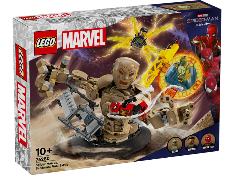 Image of LEGO Set 76280 Spider-Man vs. Sandman: Showdown