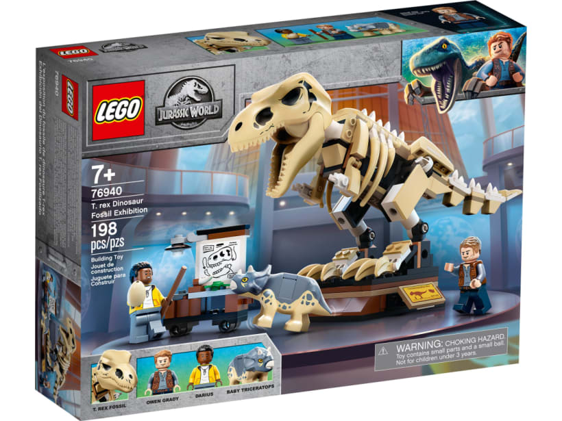 Image of LEGO Set 76940 T. Rex-Skelett in der Fossilienausstellung
