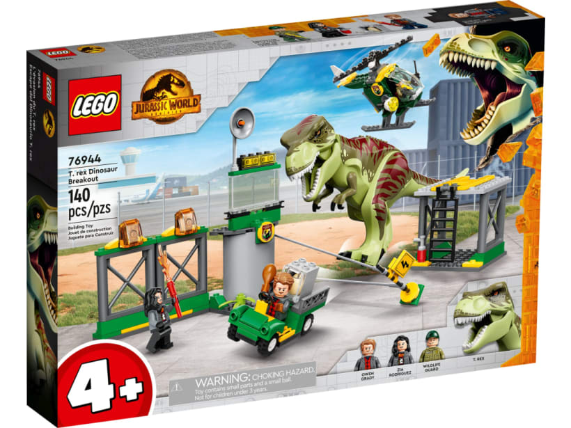 Image of LEGO Set 76944 T. rex Dinosaur Breakout