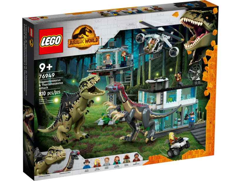 Image of LEGO Set 76949 L’attaque du Giganotosaurus et du Therizinosaurus