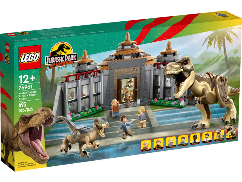 Image of LEGO Set 76961 Angriff des T. rex und des Raptors aufs Besucherzentrum